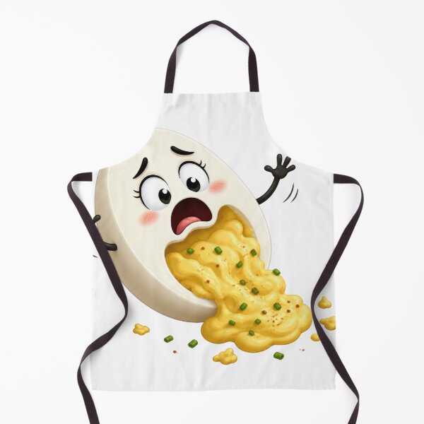 Item preview, Funny Cartoon Mac and Cheese Spill Shocked Character designed and sold by jgvisualarts.