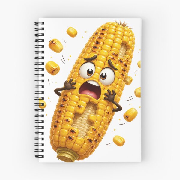 Item preview, Funny Shocked Corn Cob Cartoon Character designed and sold by jgvisualarts.