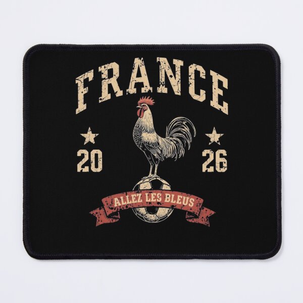 Item preview, France Soccer 2026 Allez Les Bleus Vintage Badge designed and sold by PACS0011.
