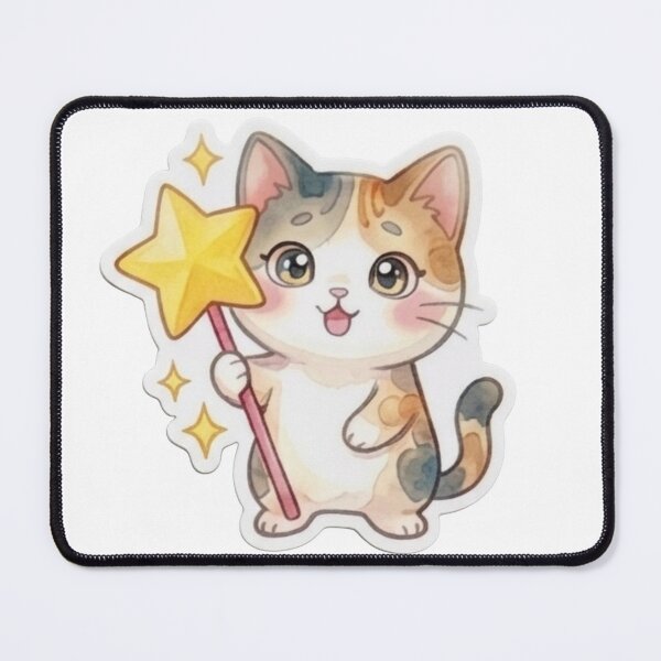 Item preview, Lani Cat Magic Star Wand |Daily Lani Collection designed and sold by LaniDigitalNook.