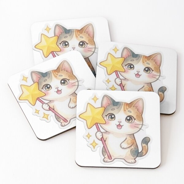 Item preview, Lani Cat Magic Star Wand ｜Daily Lani Collection designed and sold by LaniDigitalNook.