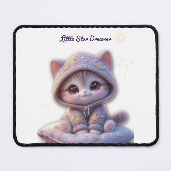 Item preview, Cute Cosmic Cat – Pastel Galaxy Space Kawaii Aesthetic Gift Design designed and sold by lunadesignsmoon.