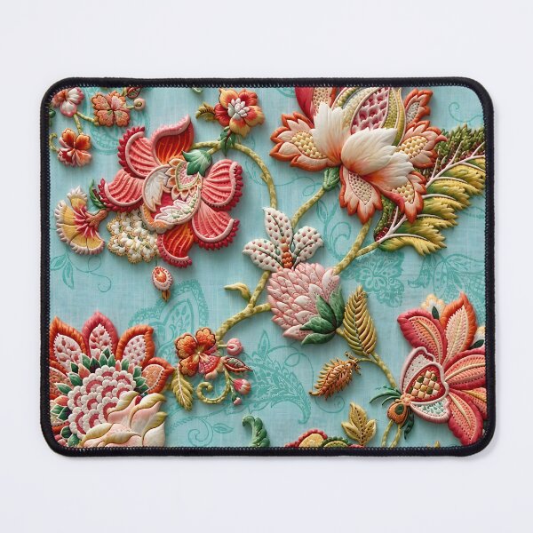 Item preview, Jacobean Crewel Embroidery Pattern designed and sold by Vicky Brago-Mitchell®.