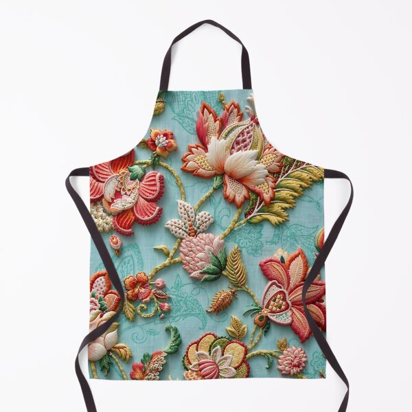 Item preview, Jacobean Crewel Embroidery Pattern designed and sold by Vicky Brago-Mitchell®.