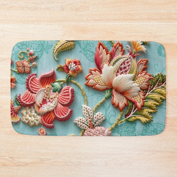 Item preview, Jacobean Crewel Embroidery Pattern designed and sold by Vicky Brago-Mitchell®.