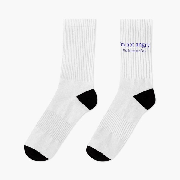 Item preview, I'm Not Angry This Is Just My Face Sarcastic Quote designed and sold by VibeoCanvasShop.