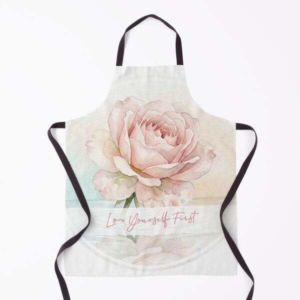 Item preview, Love Yourself First Rose Watercolor Spiritual Art designed and sold by Osmose-Studio.