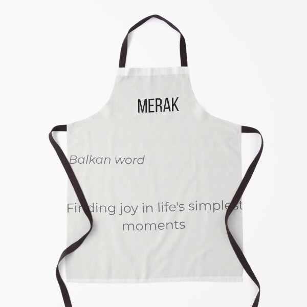 Item preview, MERAK - Balkan Word for Joy in Simple Moments Minimalist Typography Design designed and sold by Mastalina99.