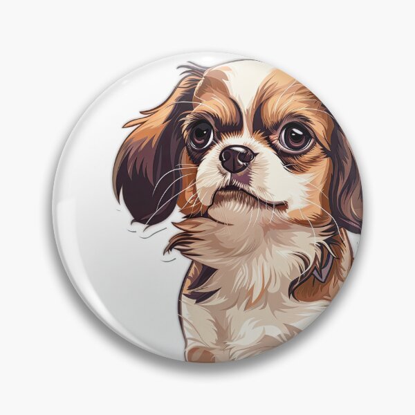 Artikelvorschau, Niedlicher Cavalier-Welpe | Welpenporträt | Geschenk für Hundemama 0002 entworfen und verkauft von TheTodayTribe.