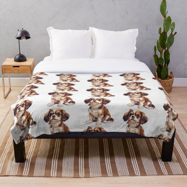 Aperçu de l'œuvre Adorable chiot Cavalier King Charles | Portrait de chiot | Cadeau pour maman de chien 0002 créée et vendue par TheTodayTribe.