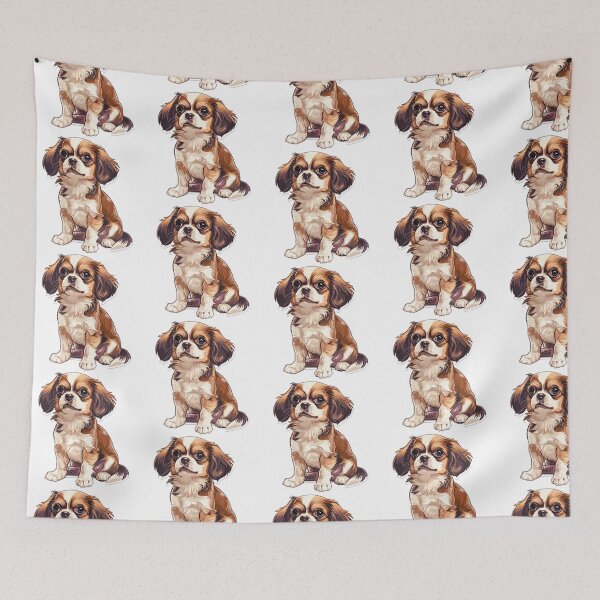 Item preview, Cute Cavalier Puppy | Puppy Portrait | Dog Mom Gift 0002 designed and sold by TheTodayTribe.