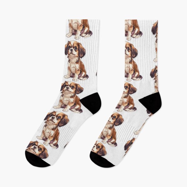 Item preview, Cute Cavalier Puppy | Puppy Portrait | Dog Mom Gift 0002 designed and sold by TheTodayTribe.