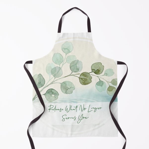 Item preview, Release What No Longer Serves You Eucalyptus Watercolor Art designed and sold by Osmose-Studio ⭐⭐⭐⭐⭐.