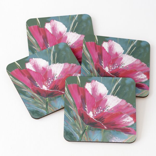Item preview, Vibrant Pink Poppy Flower Digital Painting designed and sold by Paolo-Bandal.