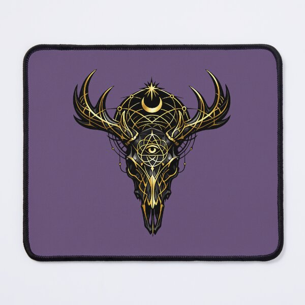 Item preview, Occult Deer Skull — Sacred Antler Sigil designed and sold by DreamMachine69.