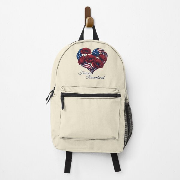 Item preview, Forever Remembered Memorial Day Poppy Heart designed and sold by MythicCotton.