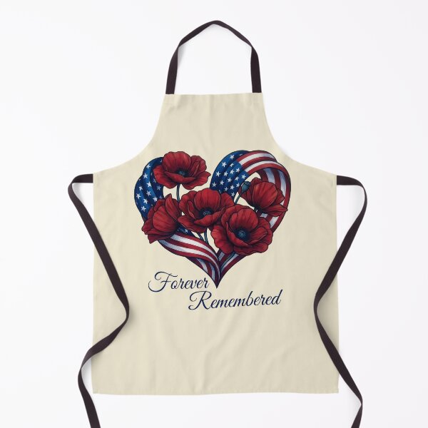 Item preview, Forever Remembered Memorial Day Poppy Heart designed and sold by MythicCotton.