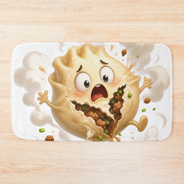 Item preview, Shocked Exploding Meat Pie Cartoon Character designed and sold by jgvisualarts.