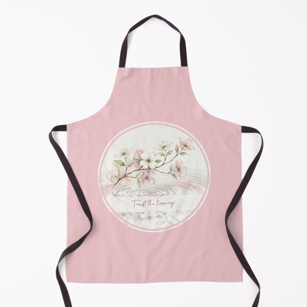 Item preview, Trust The Timing Dogwood Flower Watercolor Spiritual Art designed and sold by Osmose-Studio.