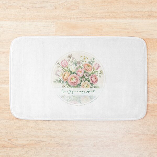 Item preview, New Beginnings Await Spring Flowers Watercolor Spiritual Art designed and sold by Osmose-Studio.
