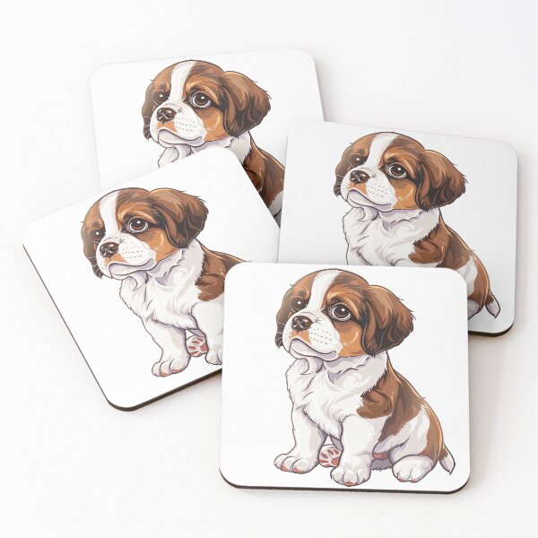 Item preview, Cute Cavalier Puppy | Puppy Portrait | Dog Mom Gift 0003 designed and sold by TheTodayTribe.