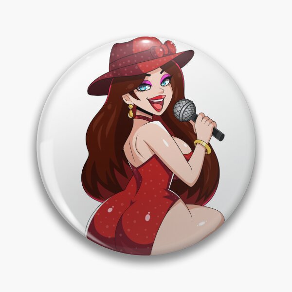 Item preview, Redhead Singer Pinup designed and sold by easyskweezyshop.
