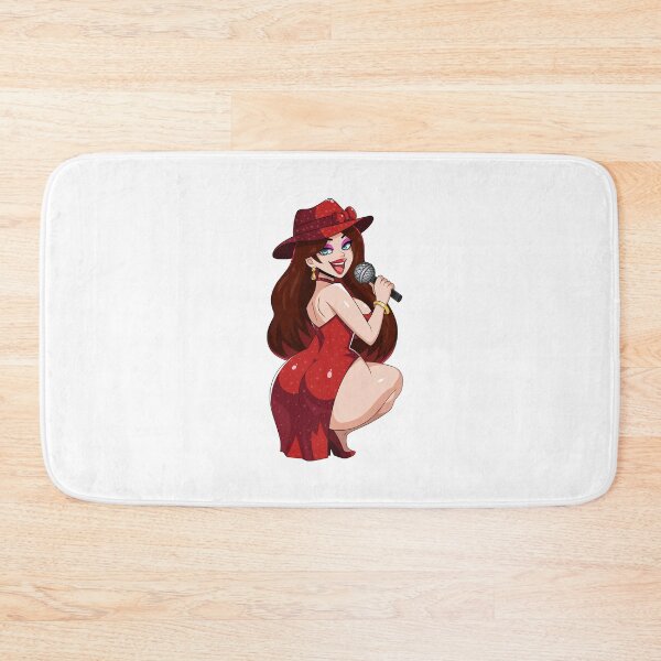 Item preview, Redhead Singer Pinup designed and sold by easyskweezyshop.