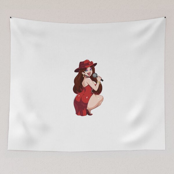 Item preview, Redhead Singer Pinup designed and sold by easyskweezyshop.
