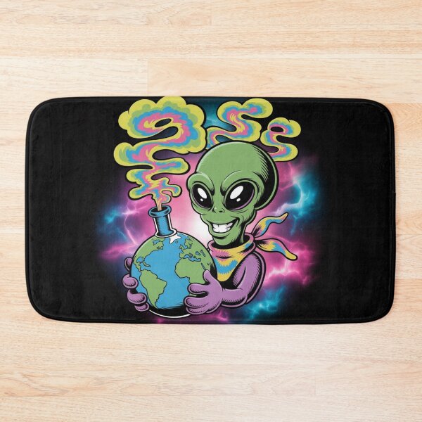 Item preview, Smoking Alien UFO designed and sold by ALL ART .
