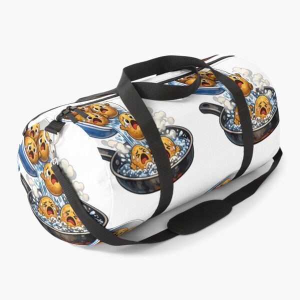 Item preview, Screaming Emoji Dumplings Boiling in Frying Pan designed and sold by jgvisualarts.