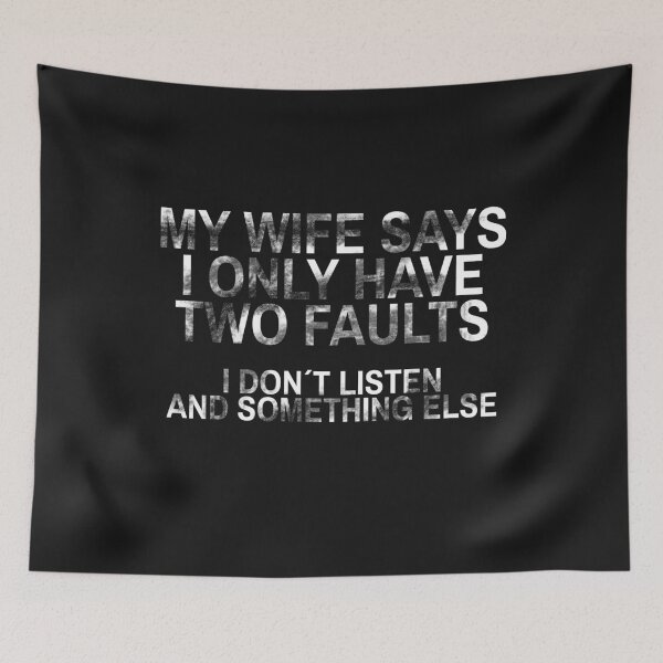 Item preview, My Wife says I only have Two Fauls designed and sold by fatshirt.