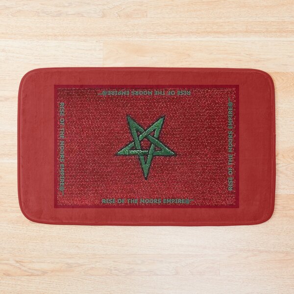 Item preview, Mu’ur (UM) Empire™ al-Benhadiel©™ design, 5 Principles everyway, red background designed and sold by HardyKnitDesign.
