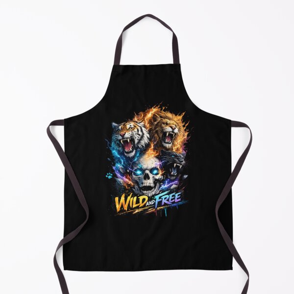 Item preview, Wild And Free – Tiger Lion Panther Graphic Design designed and sold by darkan1.