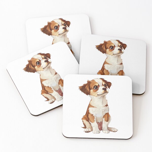 Item preview, Adorable Cavalier Puppy | Puppy Portrait | Dog Mom Gift 0004 designed and sold by TheTodayTribe.
