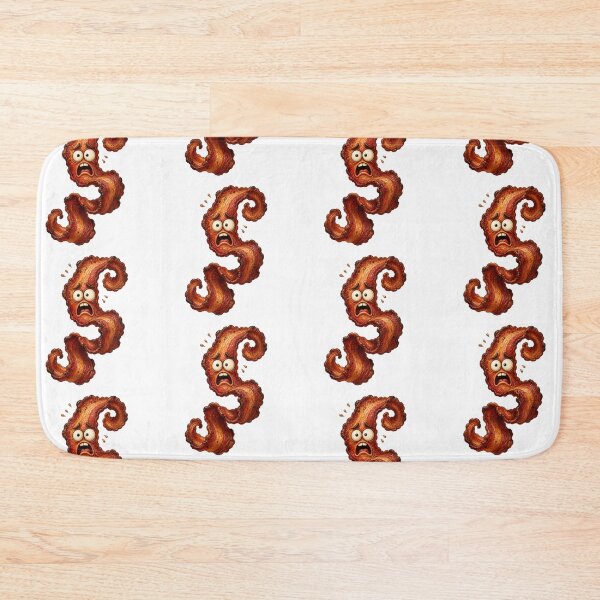 Item preview, Funny Scared Bacon Letter S Cartoon designed and sold by jgvisualarts.
