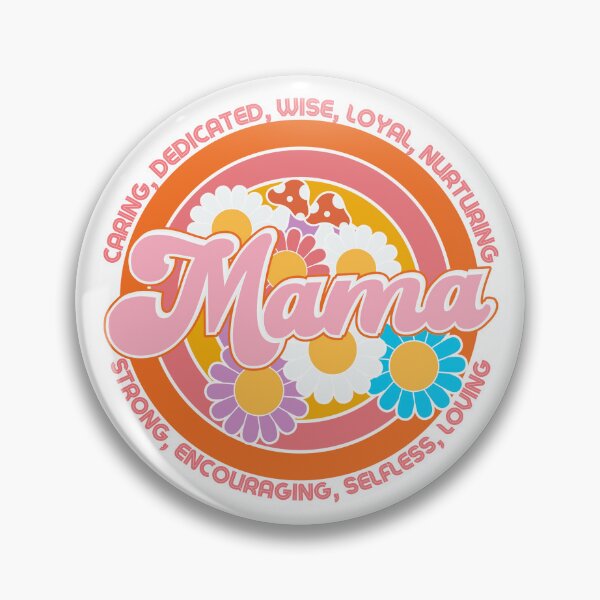 Item preview, Retro Floral Mama – Mother’s Day Tribute designed and sold by LuveraxArt.