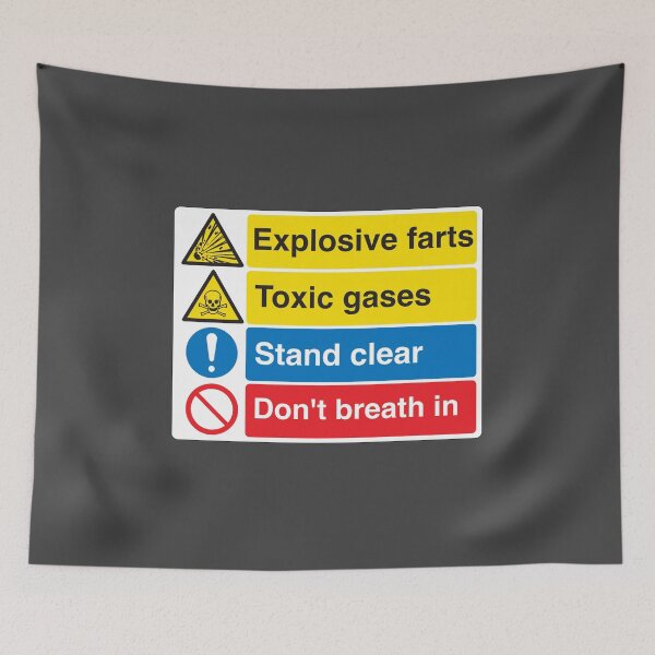 Item preview, Explosive farts sign designed and sold by DesignByMH.