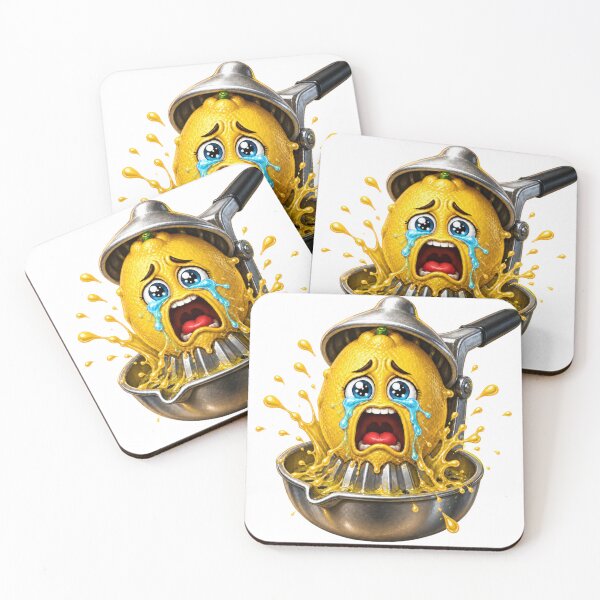 Item preview, Crying Lemon Squeezed in Citrus Juicer designed and sold by jgvisualarts.