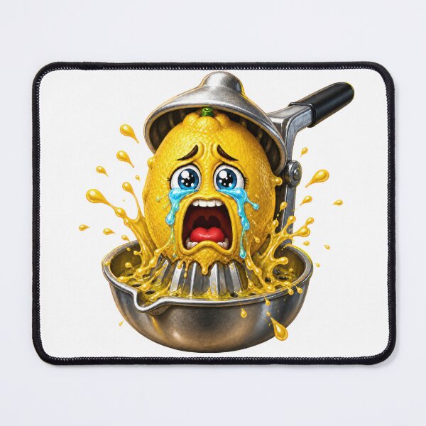 Item preview, Crying Lemon Squeezed in Citrus Juicer designed and sold by jgvisualarts.