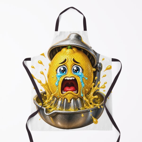 Item preview, Crying Lemon Squeezed in Citrus Juicer designed and sold by jgvisualarts.