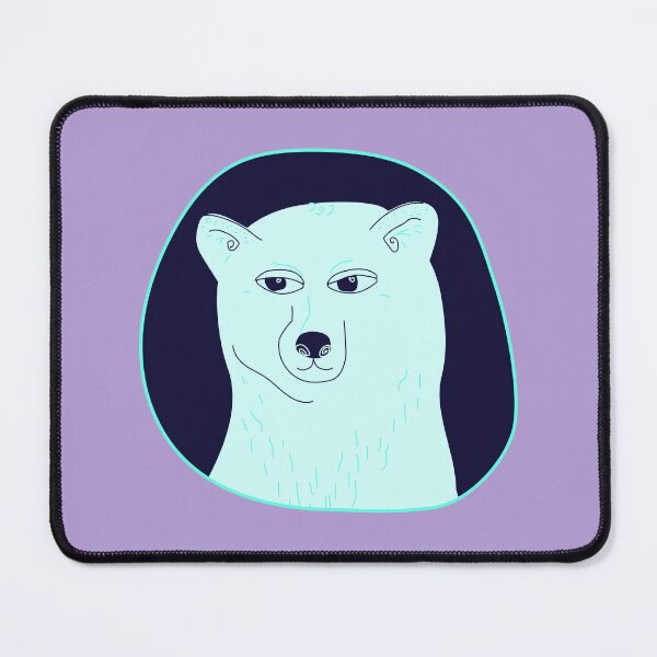 Item preview, Portrait of a friendly polar bear illustration designed and sold by Avonduren.