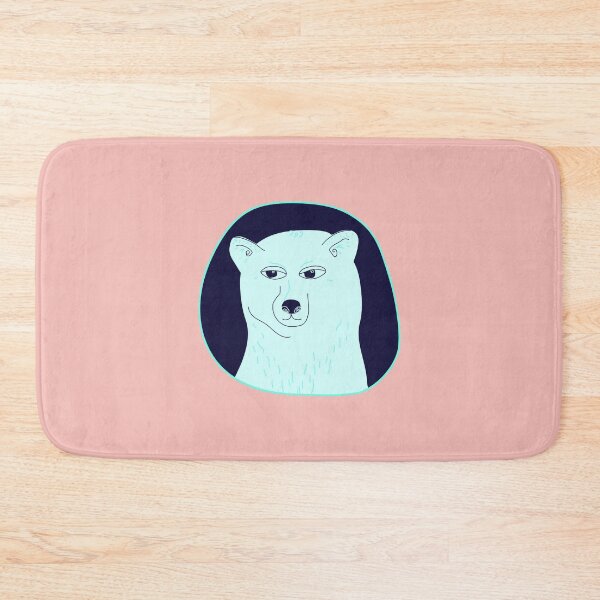 Item preview, Portrait of a friendly polar bear illustration designed and sold by Avonduren.