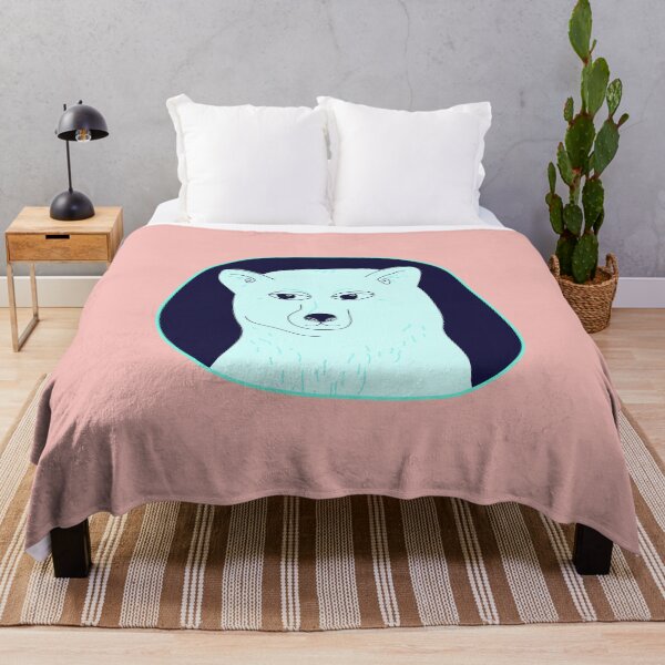 Item preview, Portrait of a friendly polar bear illustration designed and sold by Avonduren.