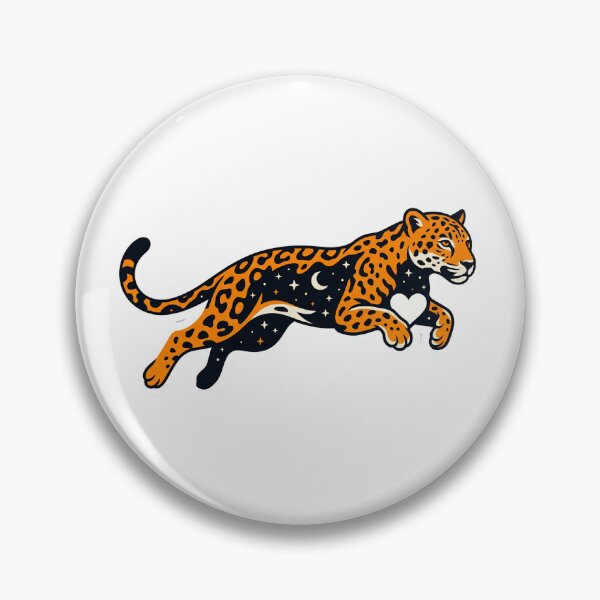 Item preview, ​Cosmic Jaguar Heart: Celestial Starry Love Art designed and sold by NadinGerasi.