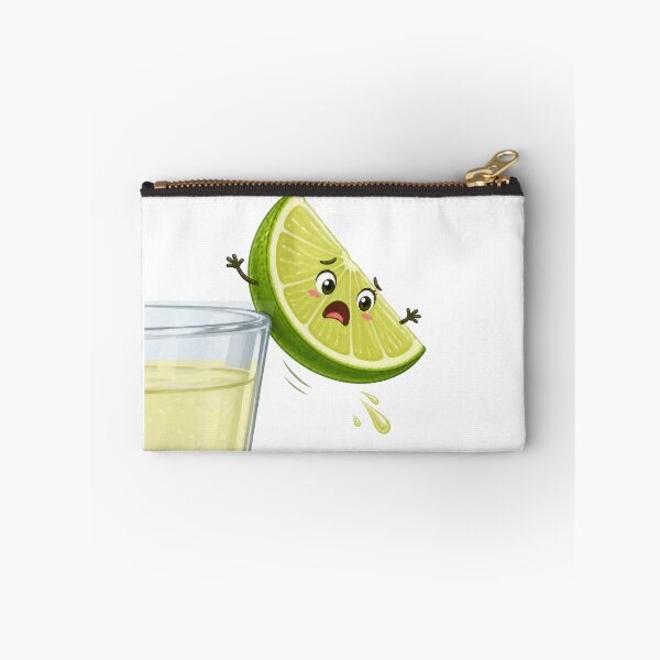 Item preview, Funny Scared Lime Slice Falling Into a Glass designed and sold by jgvisualarts.