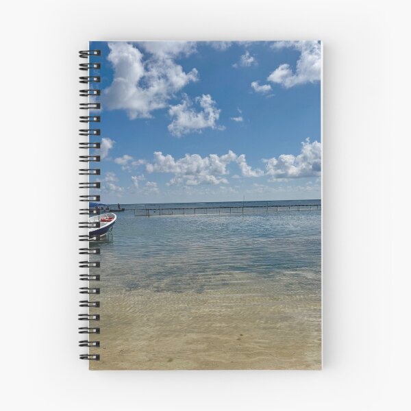 Item preview, Serene Tropical Shore - Blue Skiff & White Sands designed and sold by Cruisebysunny.