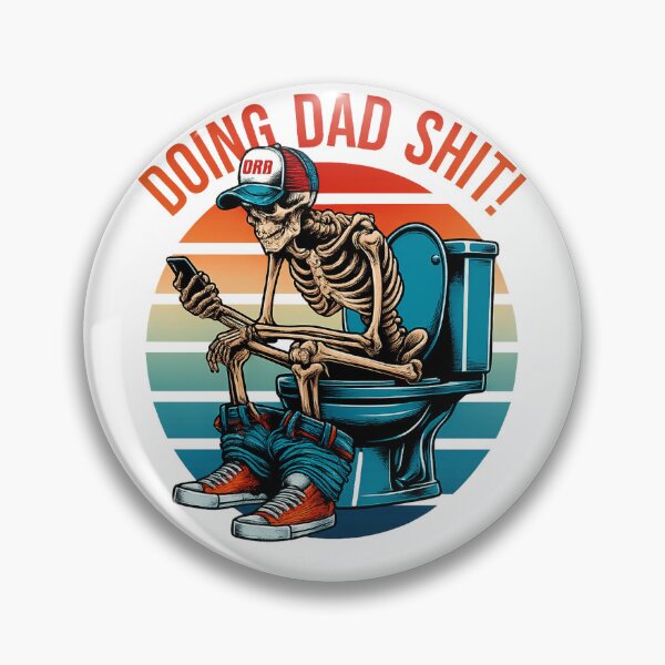 Item preview, Doing Dad Shit Skeleton Retro Funny Father’s Day Design designed and sold by UrbanKangaroo.