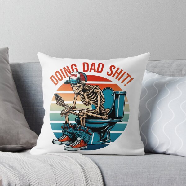 Item preview, Doing Dad Shit Skeleton Retro Funny Father’s Day Design designed and sold by UrbanKangaroo.