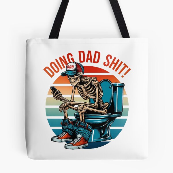 Item preview, Doing Dad Shit Skeleton Retro Funny Father’s Day Design designed and sold by UrbanKangaroo.