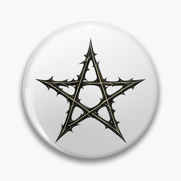 Item preview, Thorn Pentagram — Ritual Gothic Symbol designed and sold by DreamMachine69.